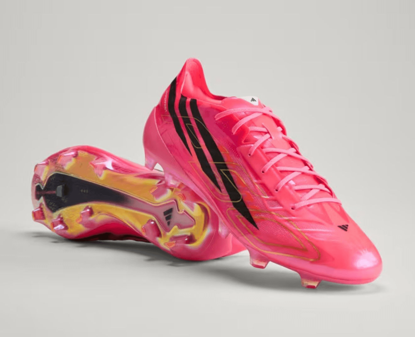 adidas F50 Hyperfast Evo rosa con cordones