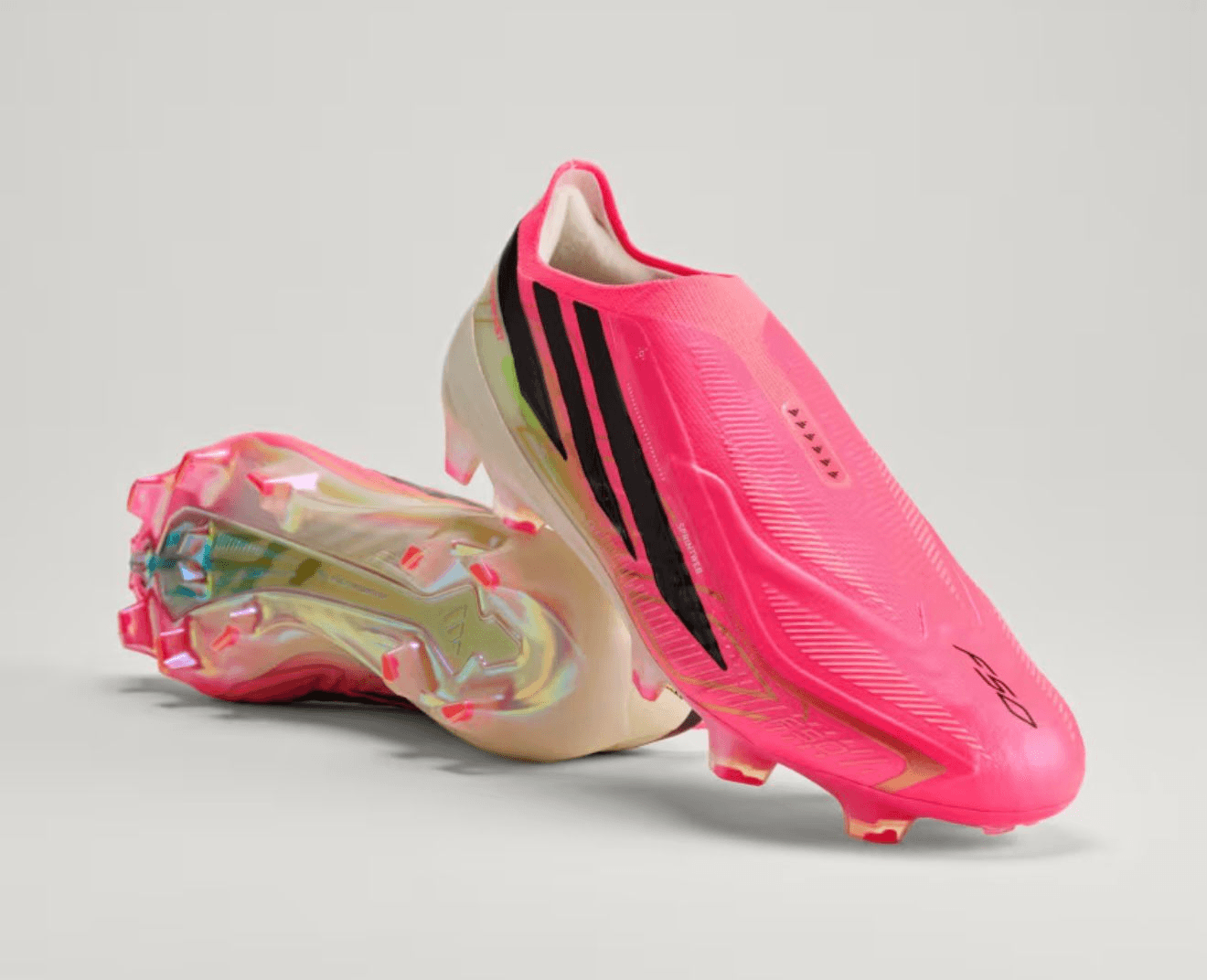 adidas F50 Hyperfast Elite Laceless rosa sin cordones