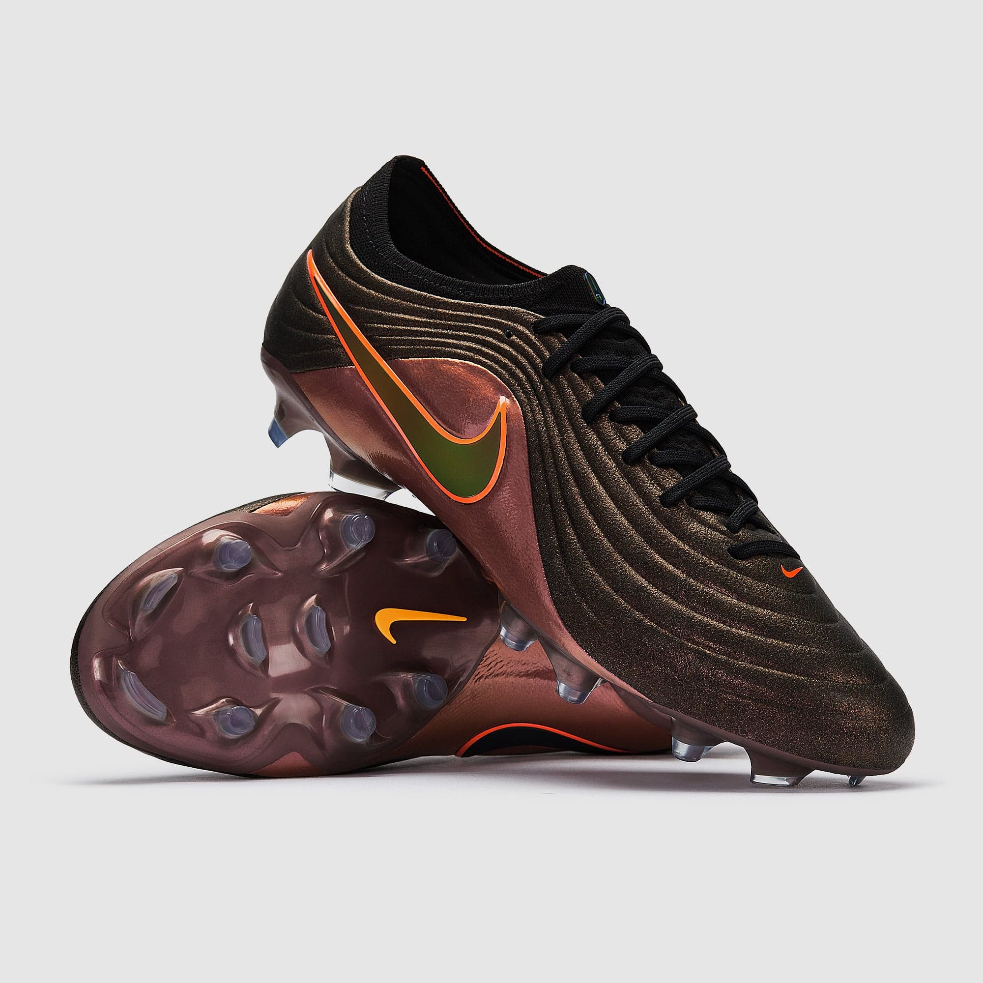 Tiempo Maestro Elite FG — Black Laser Orange Hyper Crimson