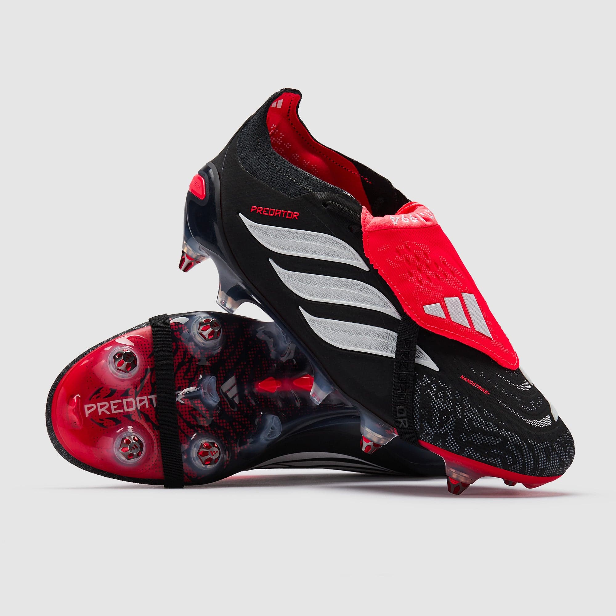 adidas Predator Elite Tongue SG Core Black Ftwr White Lucid Red