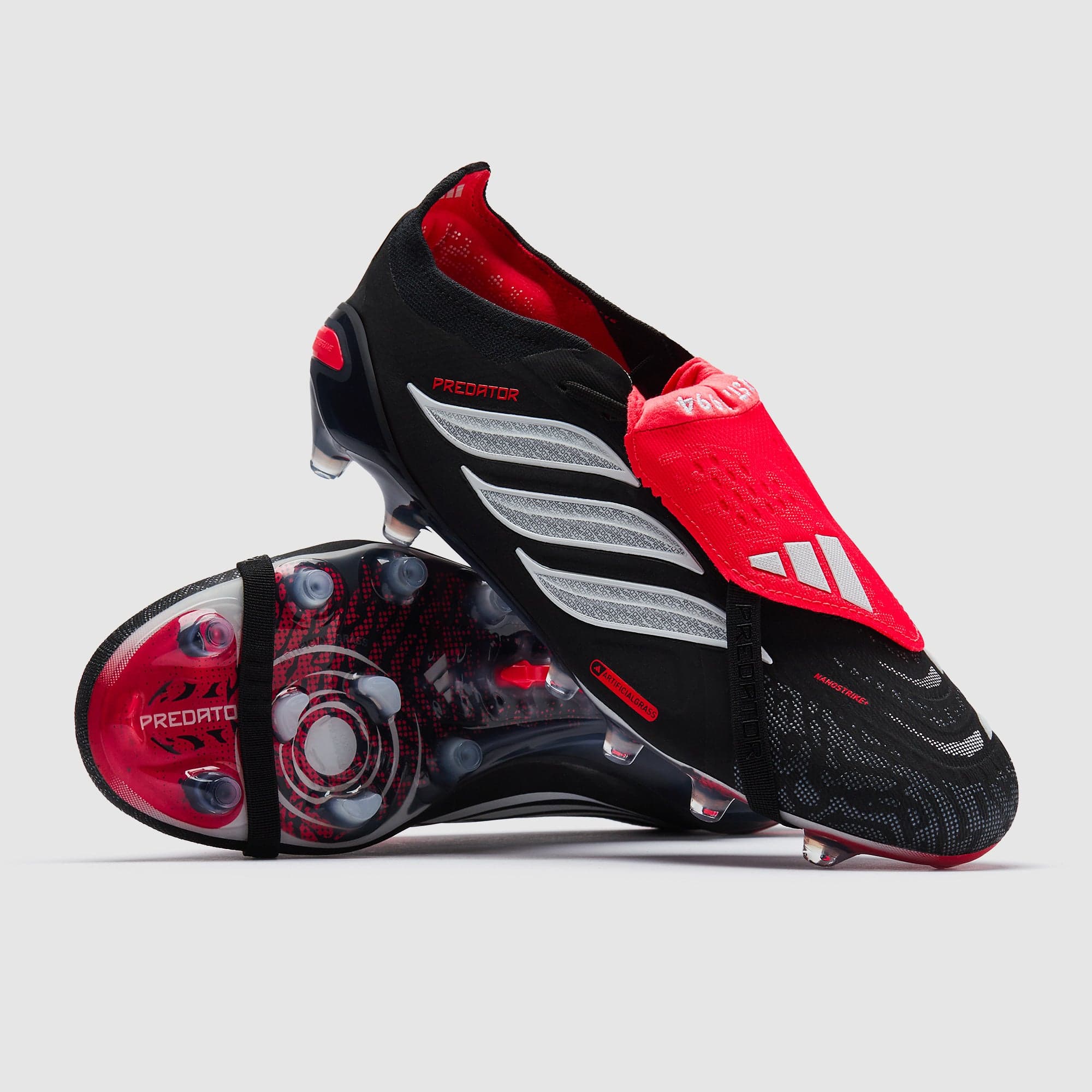 adidas Predator Elite Tongue AG Core Black Ftwr White Lucid Red