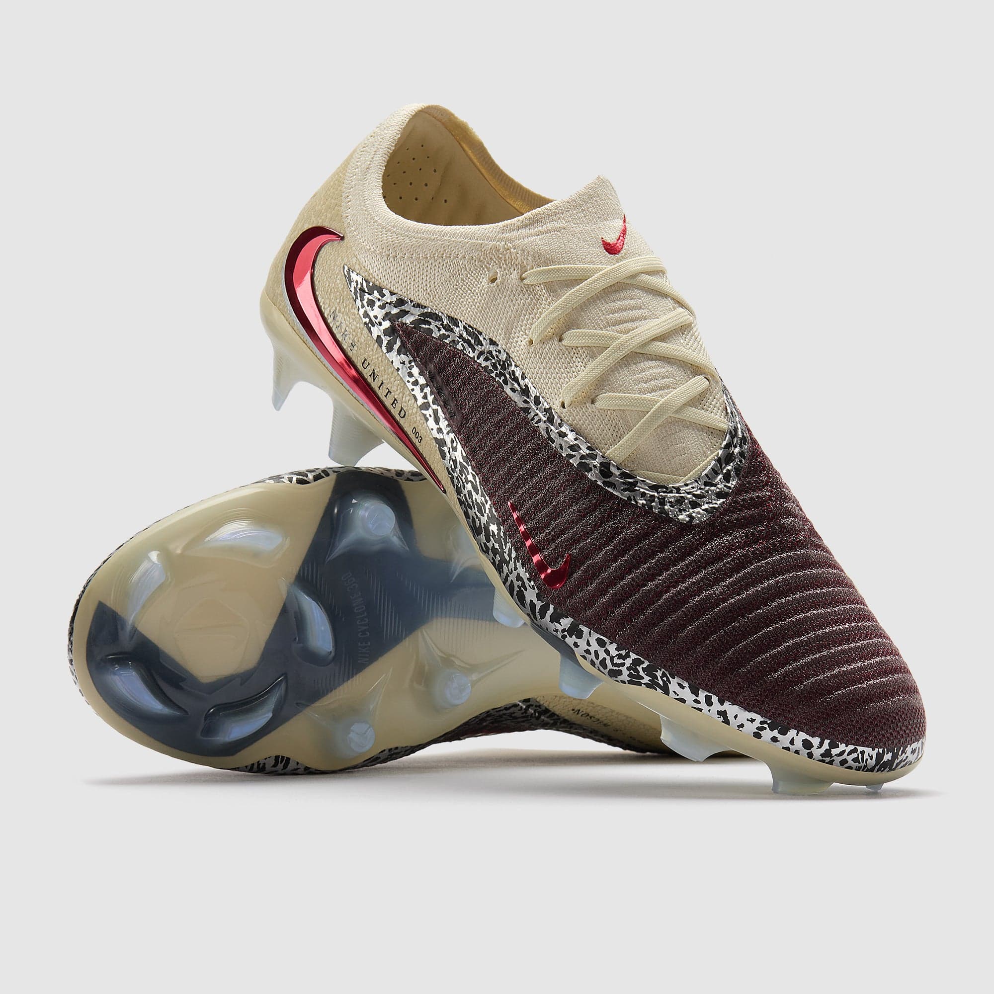 Nike Phantom 6 Low Elite FG Burgundy Crush Univ Red Fossil